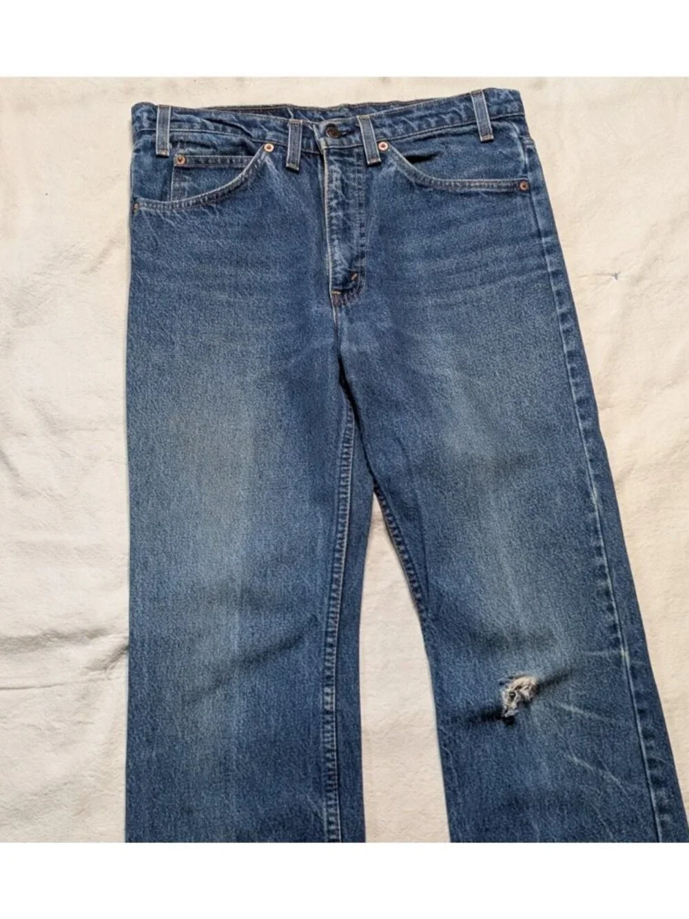 Levi's 517 Orange Tab Vintage 1989 USA Made 32x36 (Actual 31x35) Grunge Bootcut